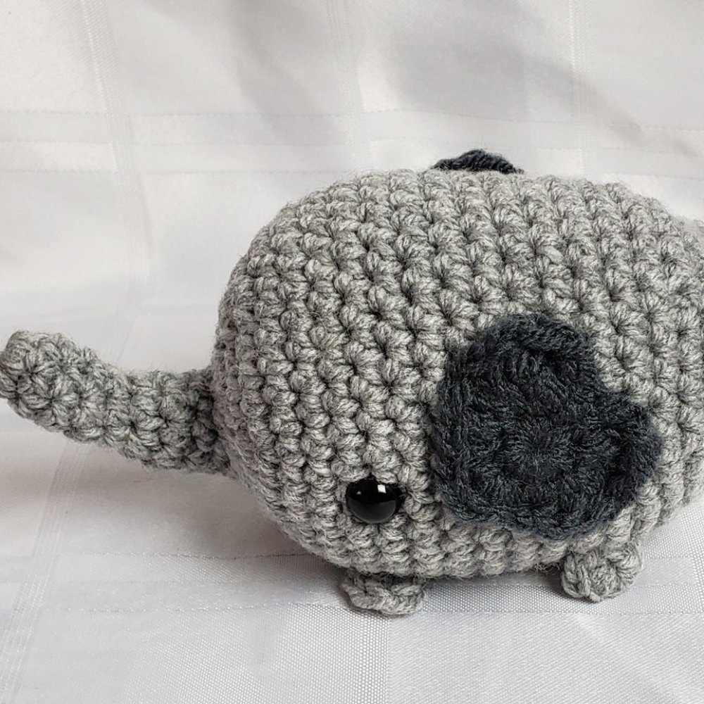 Amigurumi Elephant Plush Stuffed Toy Themed Stuffy